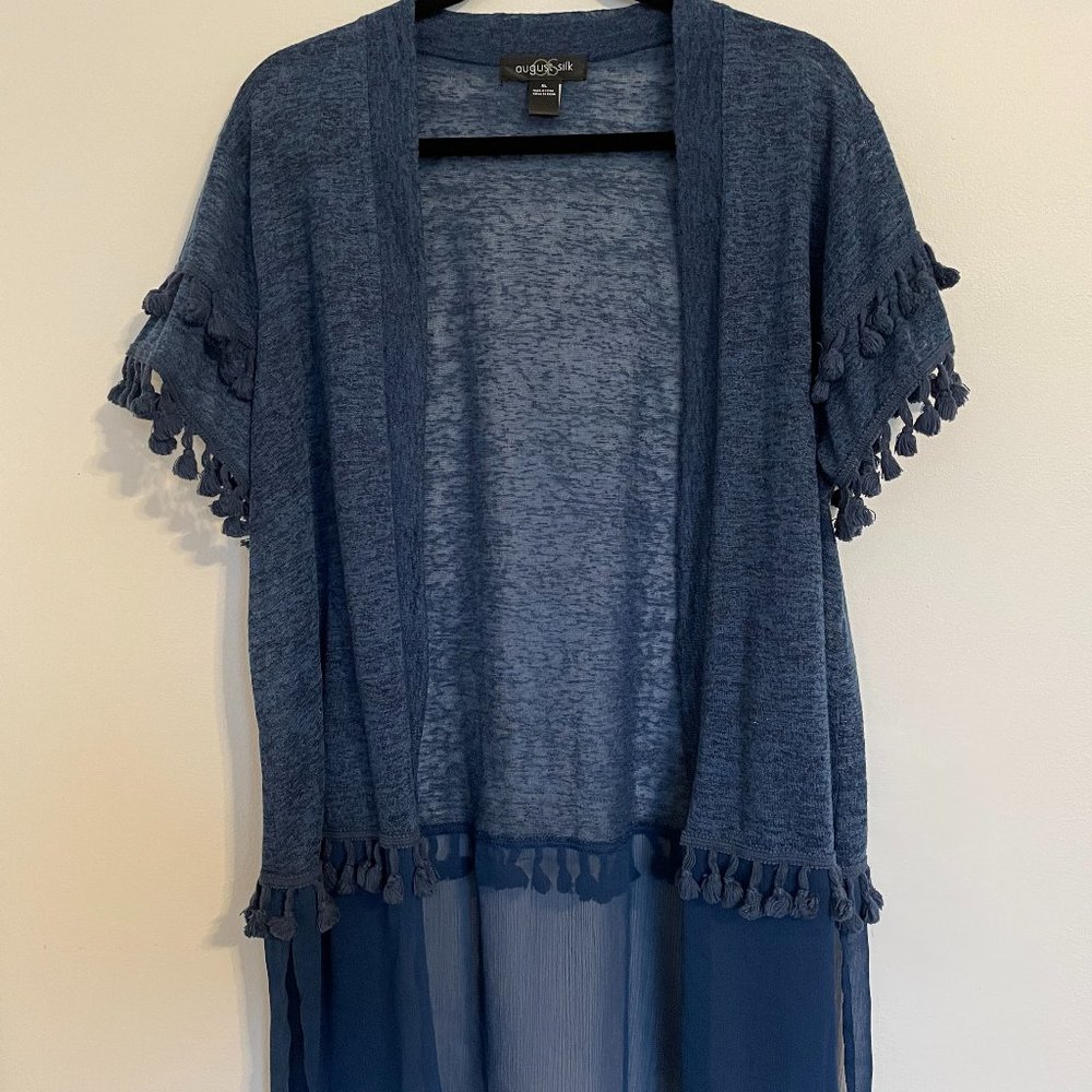 August Silk Cardigan